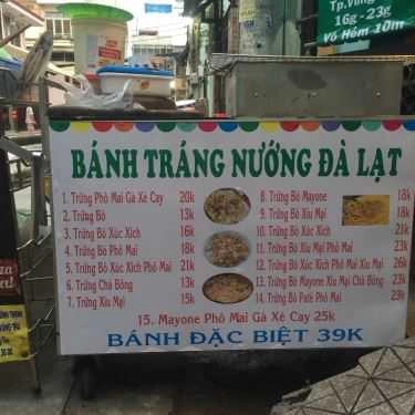 Thực đơn- Ăn vặt Đà Lạt Hẻm - Bánh Tráng Nướng