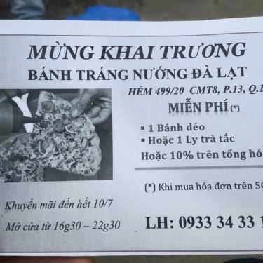 Tổng hợp- Ăn vặt Đà Lạt Hẻm - Bánh Tráng Nướng