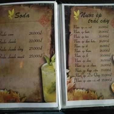 Thực đơn- Dã Quỳ Cafe - Lê Đức Thọ