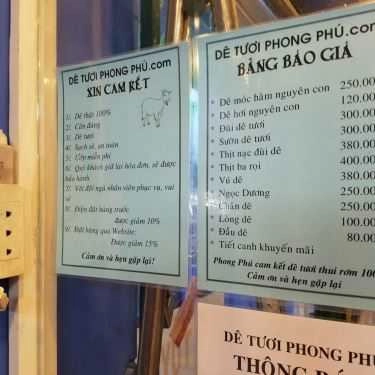 Tổng hợp- Quán Nhậu Đặc Sản Dê Tươi Phong Phú