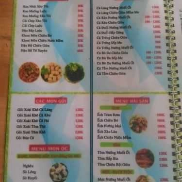 Thực đơn- Quán Nhậu Đặc Sản La Ngà - Lẩu Cá Lăng