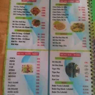 Thực đơn- Quán Nhậu Đặc Sản La Ngà - Lẩu Cá Lăng