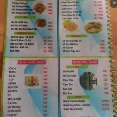 Thực đơn- Quán Nhậu Đặc Sản La Ngà - Lẩu Cá Lăng