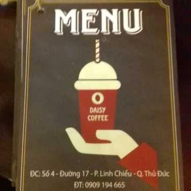 Thực đơn- Daisy Coffee