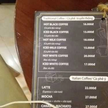 Thực đơn- Daisy Coffee