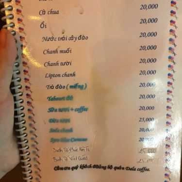 Thực đơn- Dala Coffee - Hồng Hà