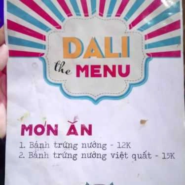 Thực đơn- Dali Coffee