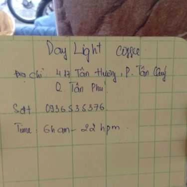 Tổng hợp- Day Light Coffee - Tân Hương