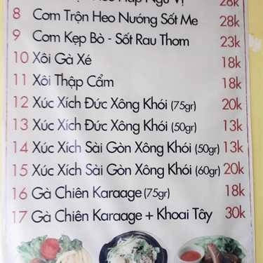 Thực đơn- Coffee Dế Mèn