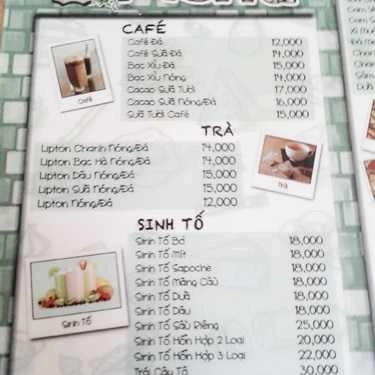 Thực đơn- Coffee Dế Mèn