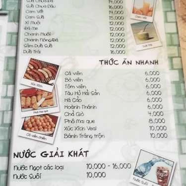 Thực đơn- Coffee Dế Mèn