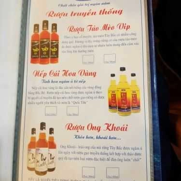 Thực đơn- Quán Nhậu Dê Tài Ký - Phan Huy Ích