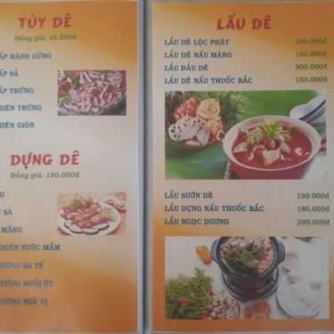 Thực đơn- Quán Nhậu Lộc Phát - Dê Nướng & Hải Sản