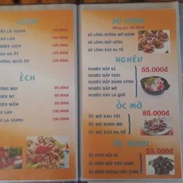 Thực đơn- Quán Nhậu Lộc Phát - Dê Nướng & Hải Sản