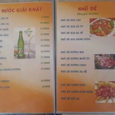 Thực đơn- Quán Nhậu Lộc Phát - Dê Nướng & Hải Sản
