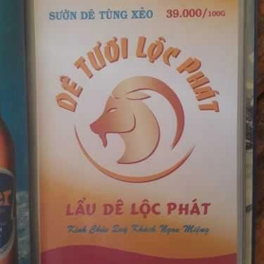 Thực đơn- Quán Nhậu Lộc Phát - Dê Nướng & Hải Sản