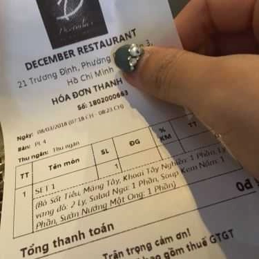 Tổng hợp- Quán Cơm December Restaurant & Winehouse