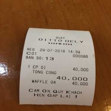 Thực đơn- Cafe Food Court - Diamond Plaza