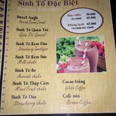 Thực đơn- Diva Piano Cafe - Ngô Quyền