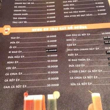 Thực đơn- Tiệm Bánh Dp Food & Drink