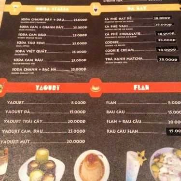 Thực đơn- Tiệm Bánh Dp Food & Drink