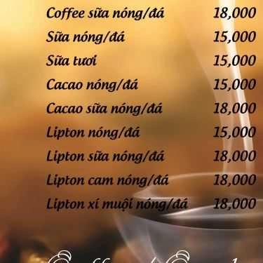 Thực đơn- Du Mục Coffee