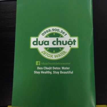 Thực đơn- Dưa Chuột Detox Water - Shop Online