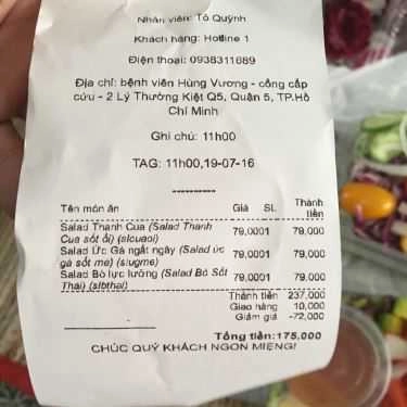 Thực đơn- Eat More Salad - Shop Online