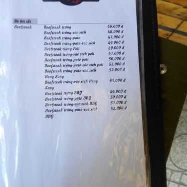 Thực đơn- Eden Coffee - Nguyễn Thị Định