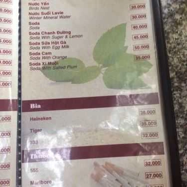 Thực đơn- Eden Garden Cafe