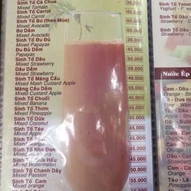 Thực đơn- Eden Garden Cafe