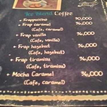 Thực đơn- F Cafe - Trần Quốc Toản