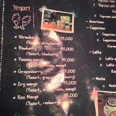 Thực đơn- F Cafe - Trần Quốc Toản