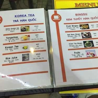 Thực đơn- Fansipan - Korean Coffee