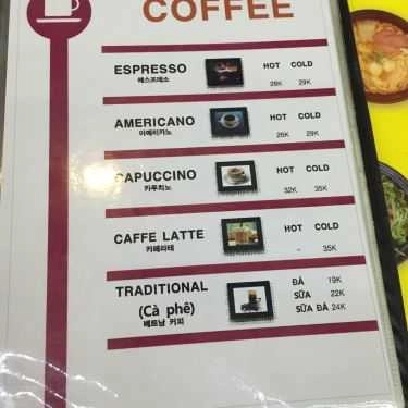 Thực đơn- Fansipan - Korean Coffee