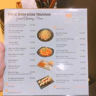 Thực đơn- Quán Ăn Fast Vegan - Nhà Hàng Chay