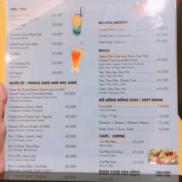 Thực đơn- Quán Ăn Fast Vegan - Nhà Hàng Chay