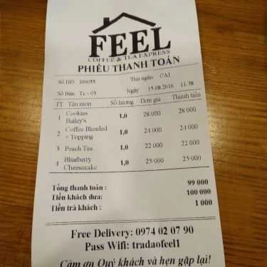 Tổng hợp- Feel Coffee & Tea Express - Làng Đại Học Thủ Đức