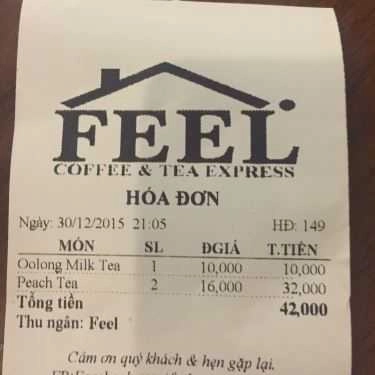 Tổng hợp- Feel Coffee & Tea Express - Làng Đại Học Thủ Đức
