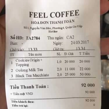 Tổng hợp- Feel Coffee & Tea Express - Nguyễn Văn Bảo