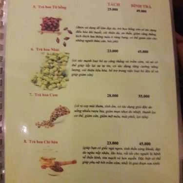 Thực đơn- Coffee Flower & Tea