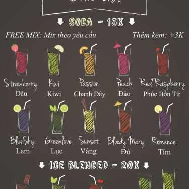 Thực đơn- Cafe For U Soda & Ice Blended Take Away
