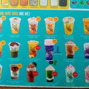 Thực đơn- Cafe FOX Tea - Trà Sữa & Ăn Vặt