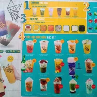 Thực đơn- Cafe FOX Tea - Trà Sữa & Ăn Vặt