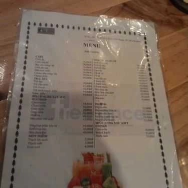 Thực đơn- Freelance Cafe