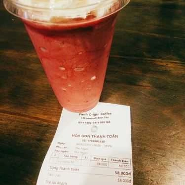 Món ăn- Fresh Origin Coffee - Aeon Mall Bình Tân