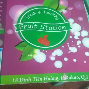Thực đơn- Cafe Fruit Station - Đinh Tiên Hoàng