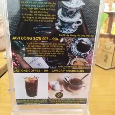 Thực đơn- Full House Coffee