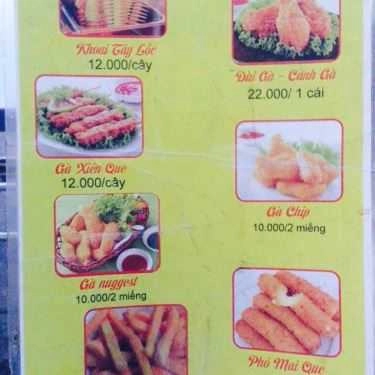 Thực đơn- Ăn vặt Gà Rán - Vạn Kiếp