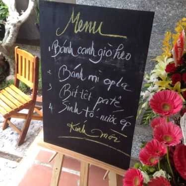 Thực đơn- Gạch Cafe - Trương Đăng Quế